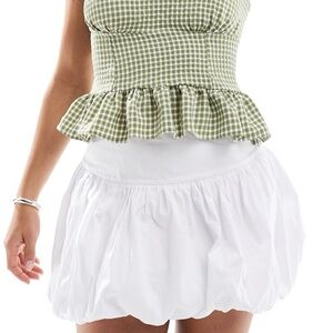 isalis white bubble skirt